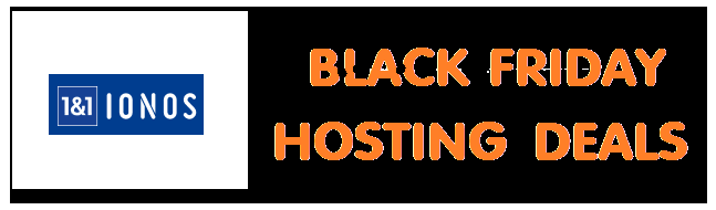 1&1 IONOS Black Friday & cyber sale 2019