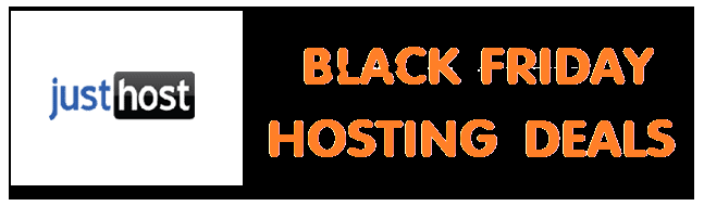 JustHost Black Friday & cyber sale 2019