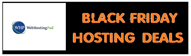 WebHostingPad Black Friday & cyber sale 2018
