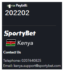 SportyBet Payment Methods