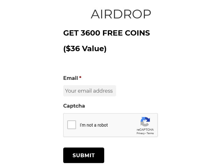 Bitcoin Black Airdrop Form