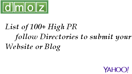 Top 100 High PR Dofollow Directories Submission List