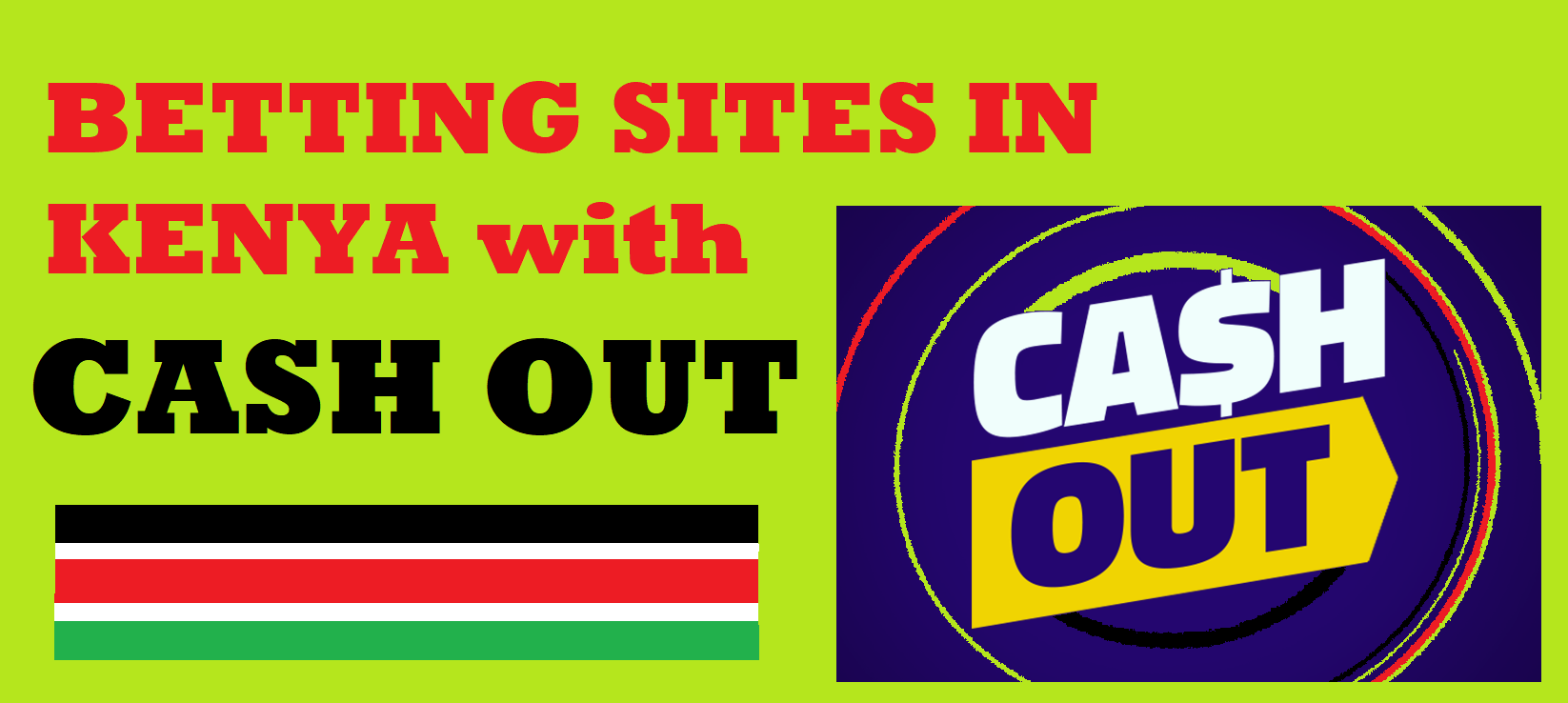 Cach out betting sites in Kenya