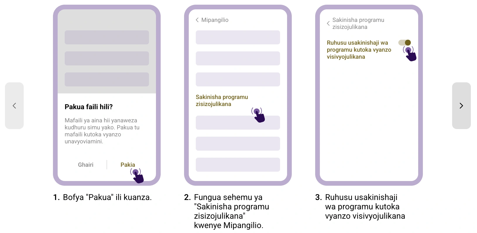 Hatua za kupakua Helabet Tanzania APK na kuruhusu usakinishaji kwenye Android