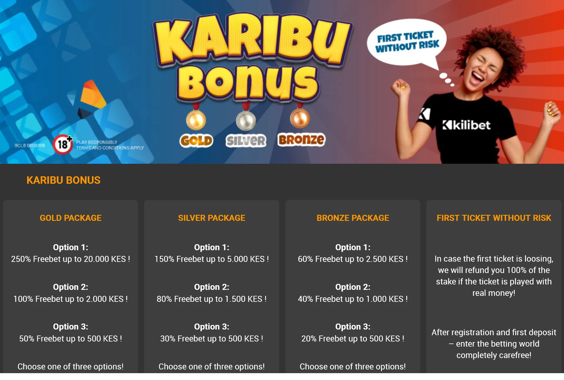 Kilibet Karibu Bonus