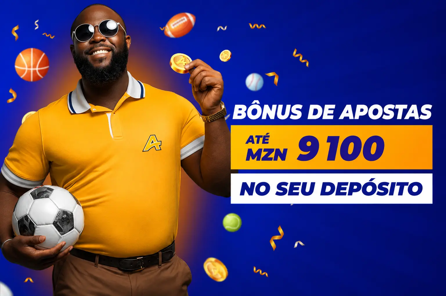 Bónus de apostas PariPesa Moçambique até 9 100 MZN