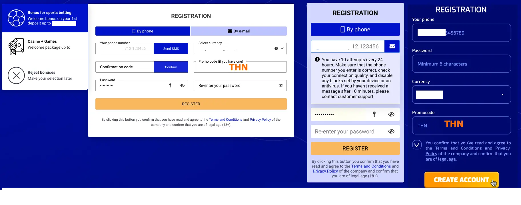 PariPesa Kenya Registration Page