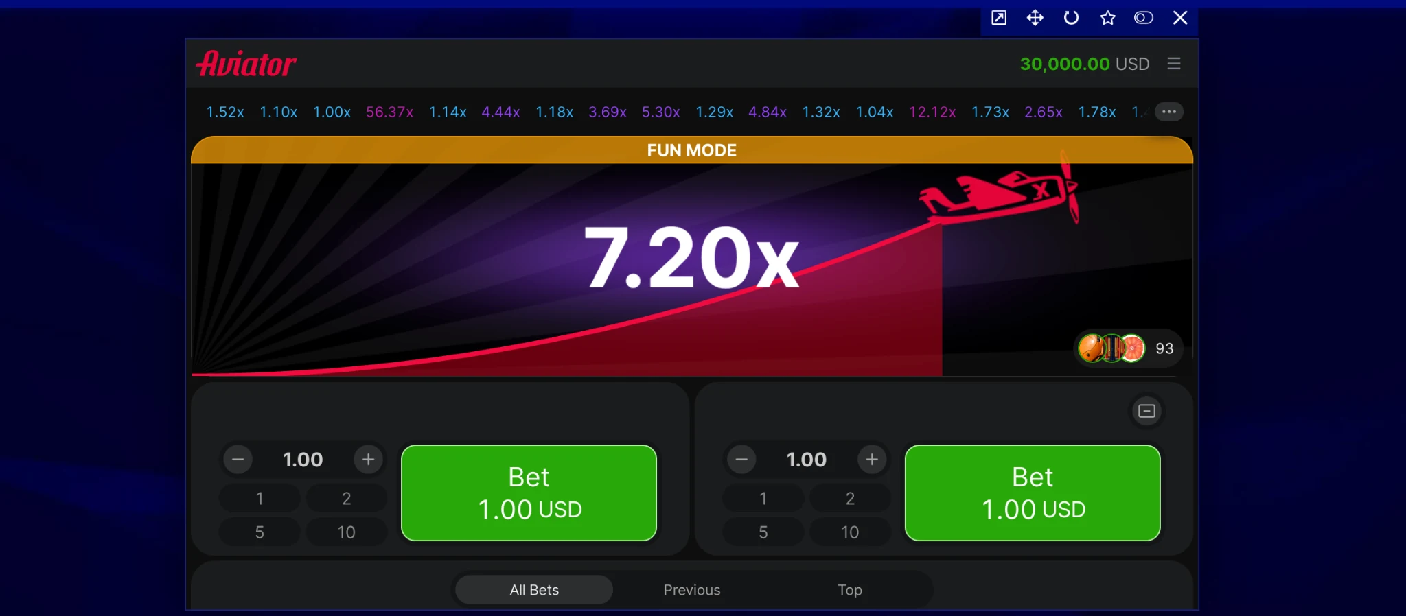 PariPesa Aviator game interface available to Rwanda users