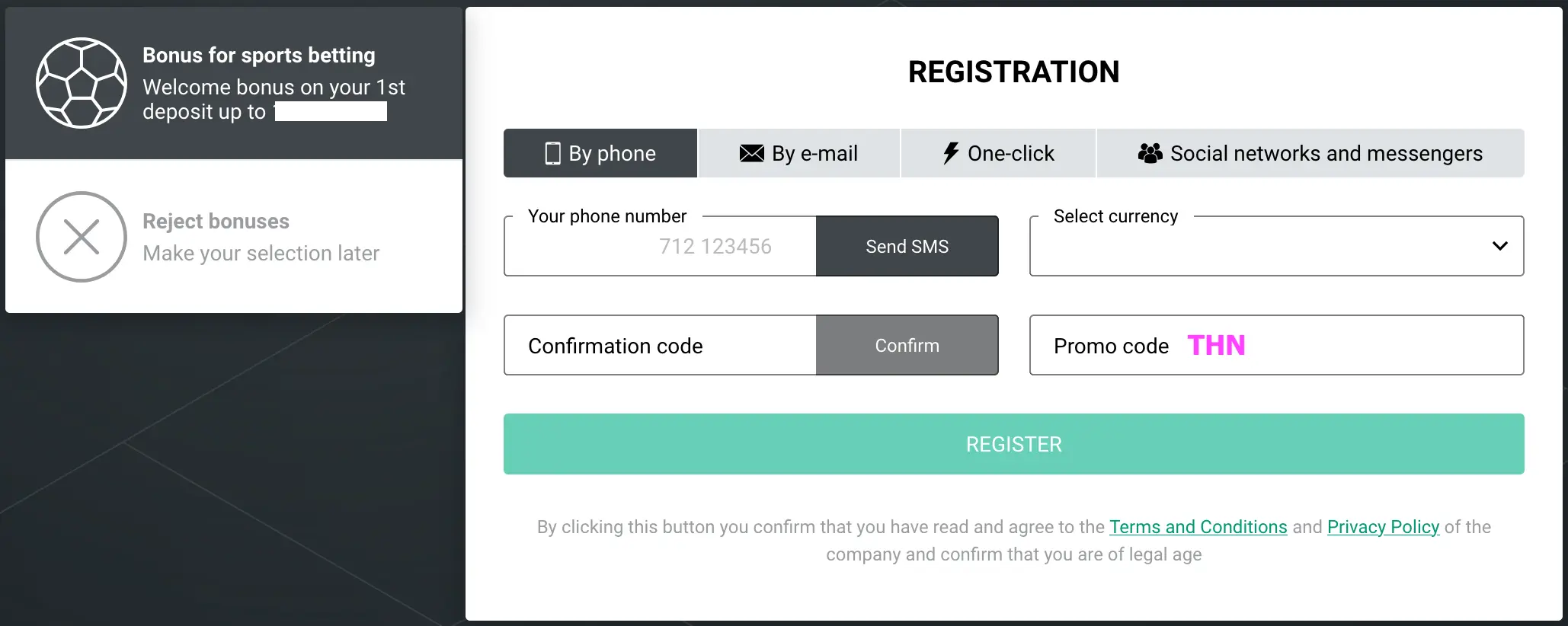 PlanBet Kenya Registration Page