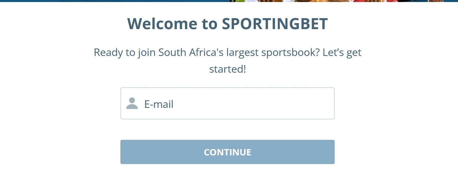 SportingBet South Africa Registration Page