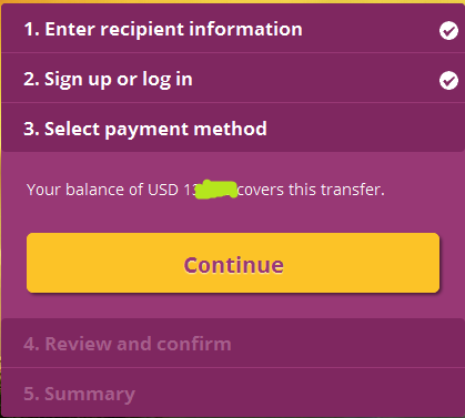 Login and confirm your skrill balance to withdraw to M-pesa