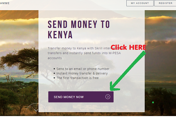 transfer money to Kenya